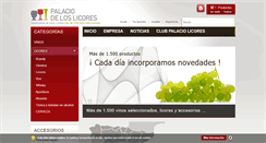 Desktop Screenshot of palaciolicores.com